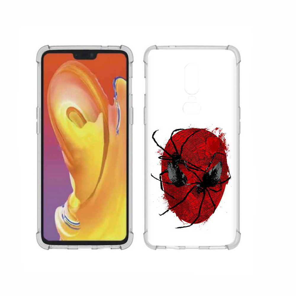 

Чехол MyPads Tocco для OnePlus 6 человек паук, Прозрачный, Tocco