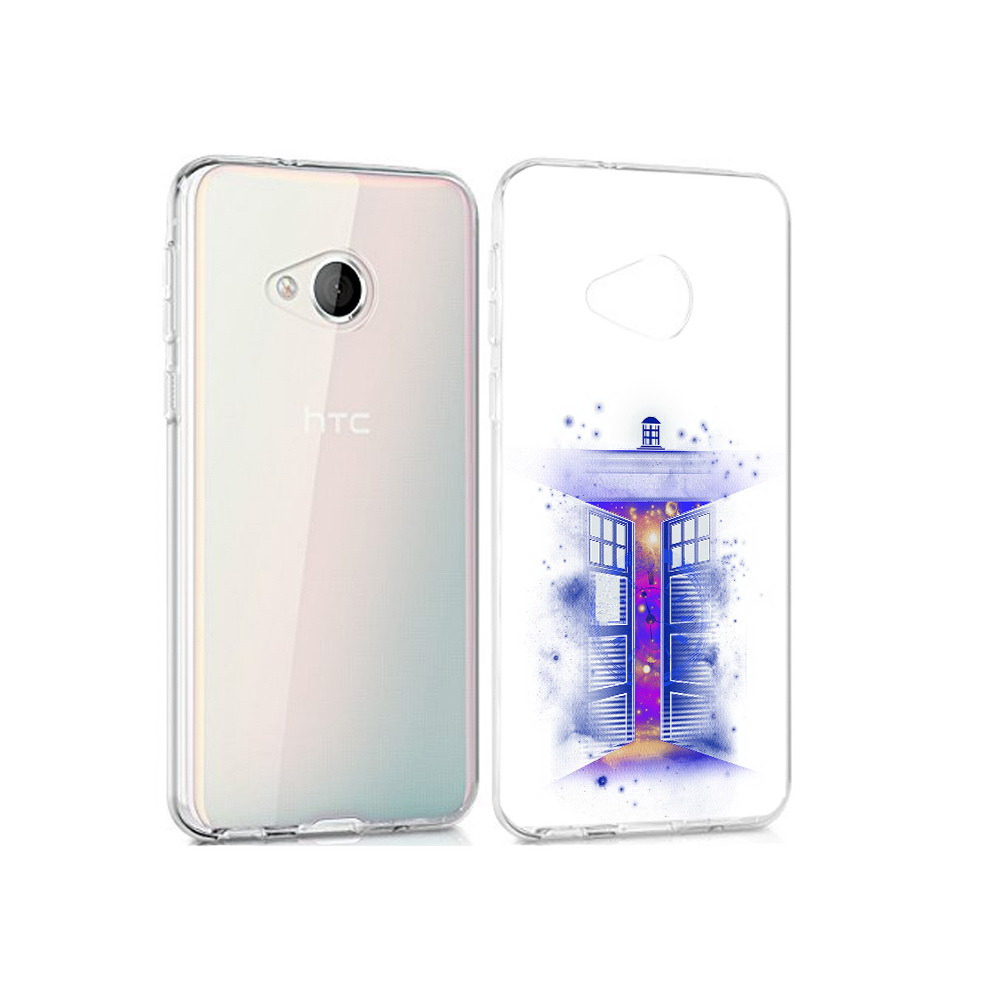 

Чехол MyPads Tocco для HTC U Play фиолетовый уголок абстракция, Прозрачный, Tocco
