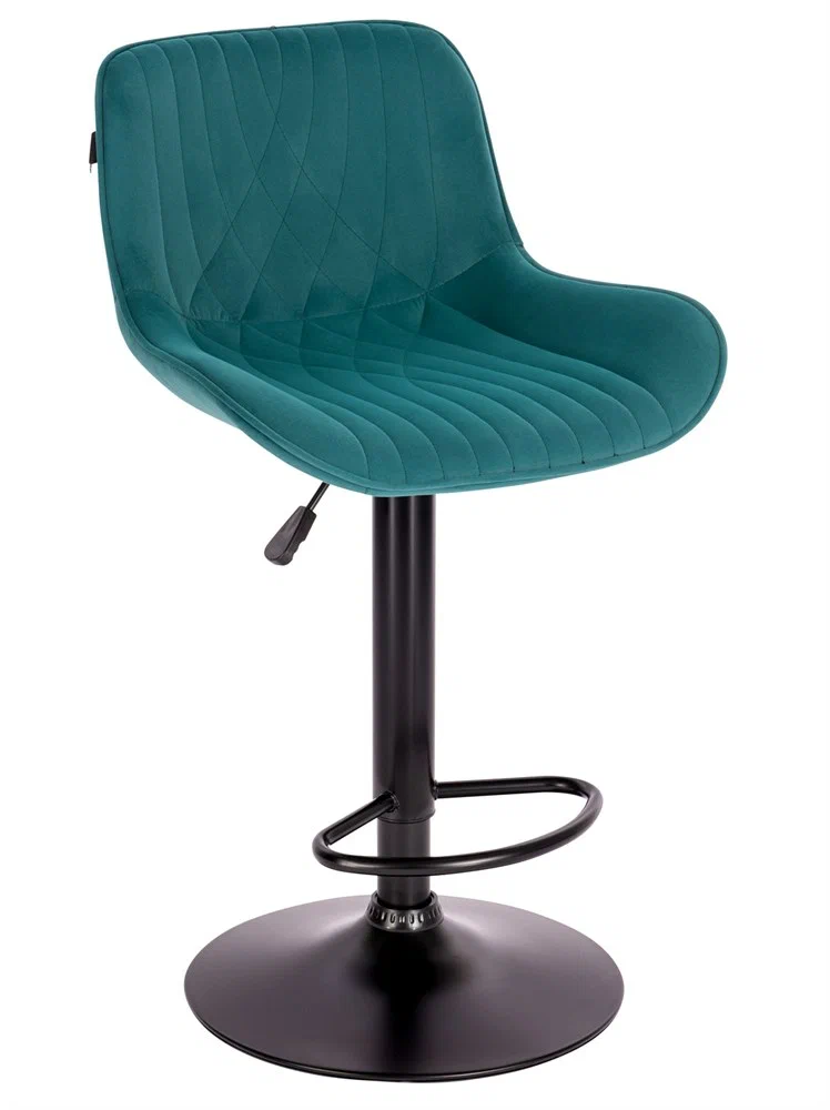 

Барный стул Everprof Grace Black ткань Dark-Green, Grace
