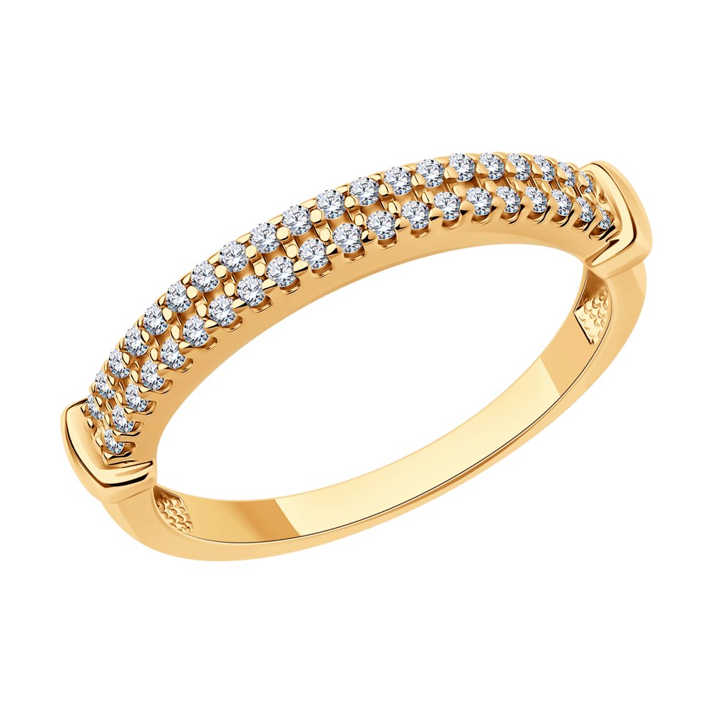 

Кольцо из серебра с фианитом р.  SOKOLOV 93010920, 93010920
