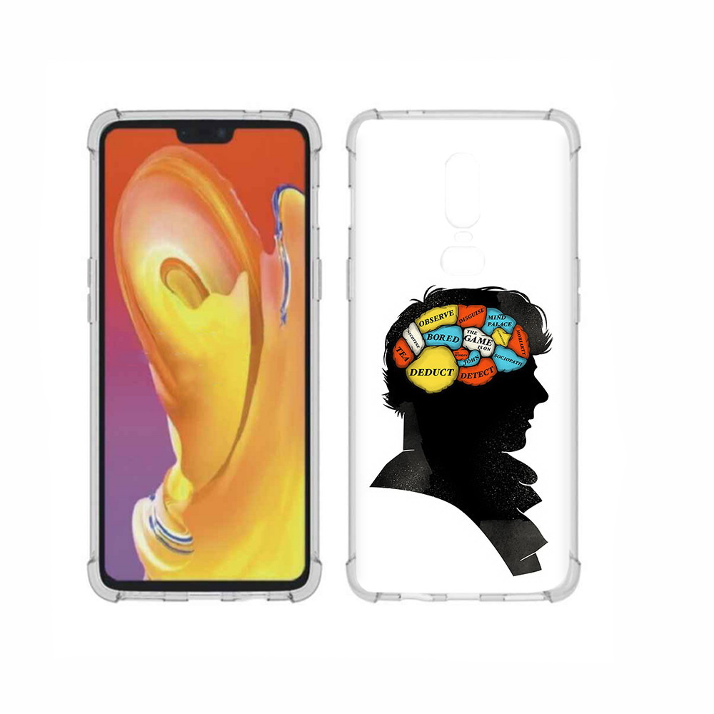 

Чехол MyPads Tocco для OnePlus 6 темный рисунок, Прозрачный, Tocco
