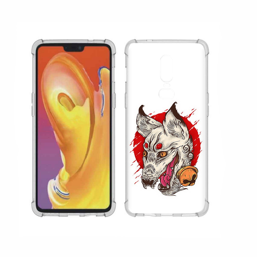 

Чехол MyPads Tocco для OnePlus 6 страшная собака, Прозрачный, Tocco