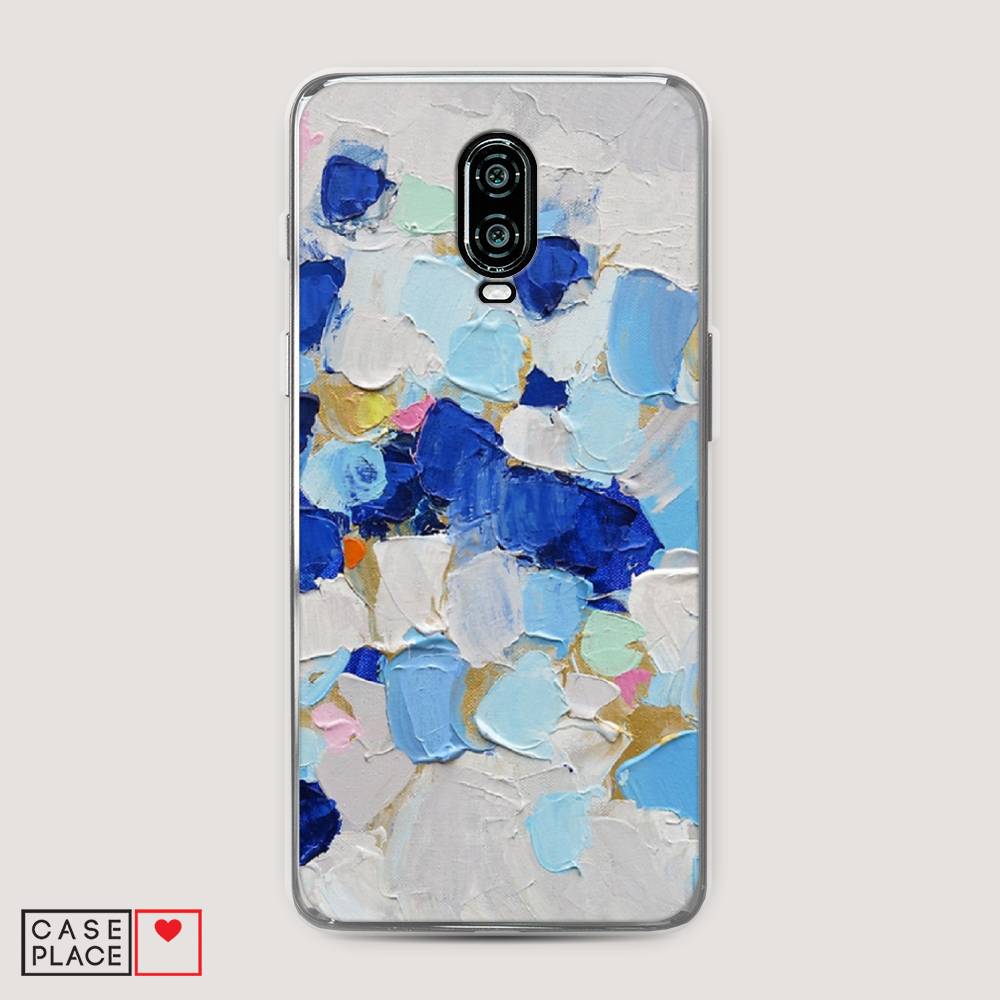 

Чехол Awog на Oneplus 6T / ВанПлас 6T "Холст сине-белый", Синий, 150650-10