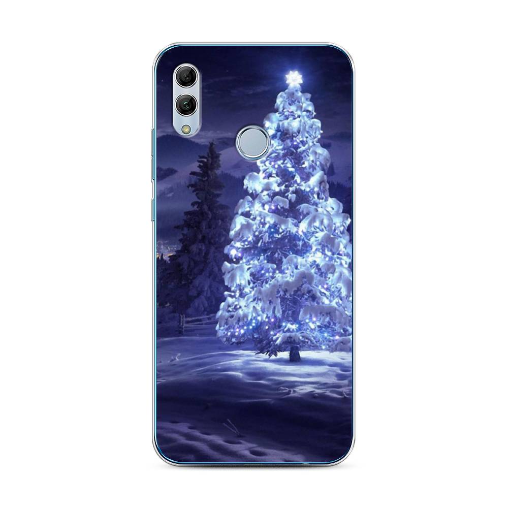 

Чехол для Honor 10 Lite/Huawei P Smart 2019 "Зима 4", Синий;черный;белый, 67550-2