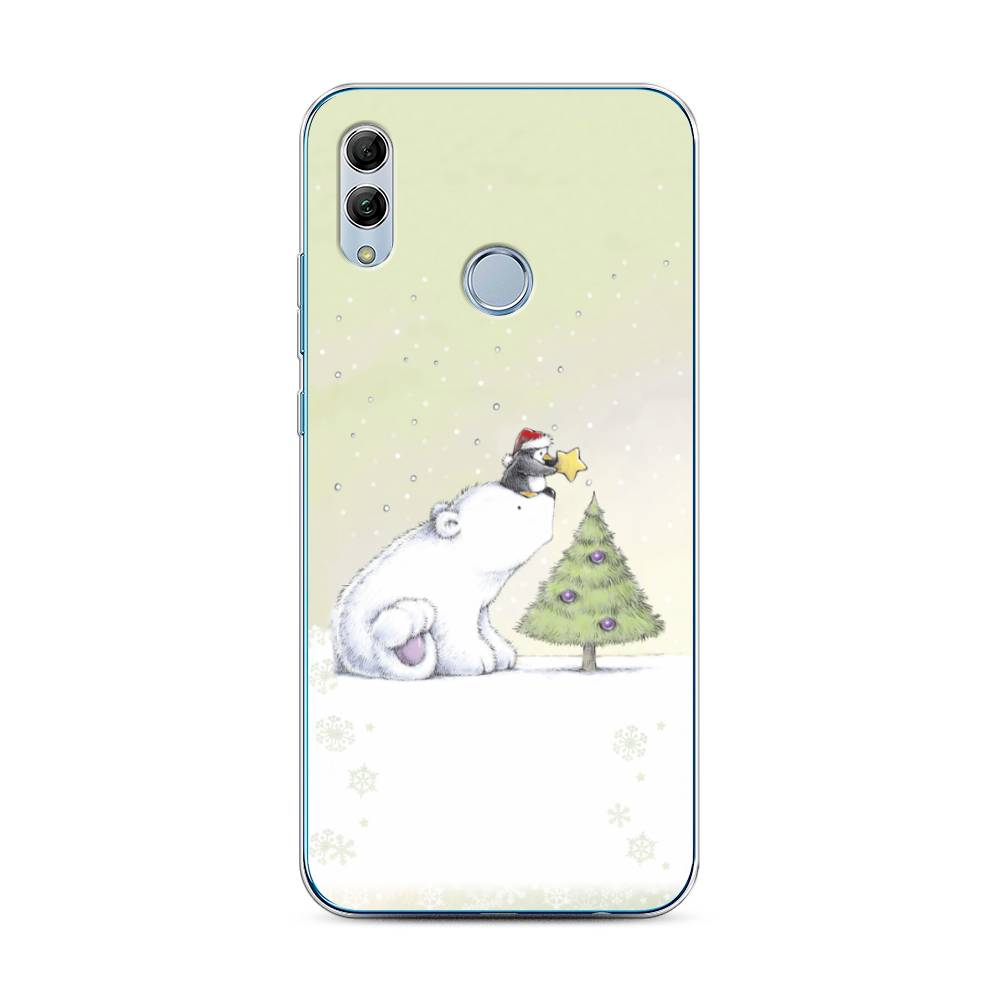 

Чехол для Honor 10 Lite/Huawei P Smart 2019 "Украшение елки", Белый;бежевый, 67550-5