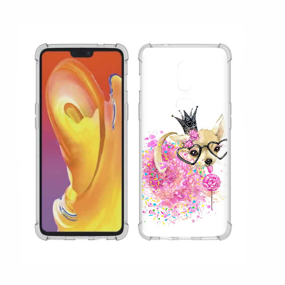 

Чехол MyPads Tocco для OnePlus 6 сладкая принцесса, Прозрачный, Tocco
