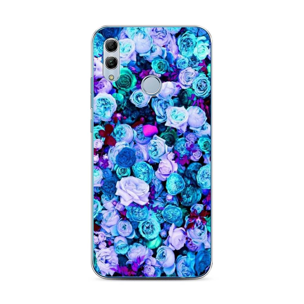 

Чехол для Honor 10 Lite/Huawei P Smart 2019 "Цветочный ковер", Фиолетовый, 67550-2