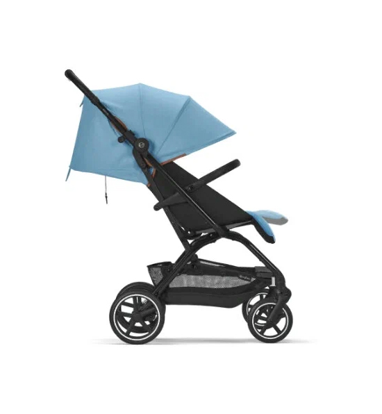 

Коляска прогулочная Cybex Eezy S+ 2, рама Black, Beach Blue с бампером, Cy-EasyS+2