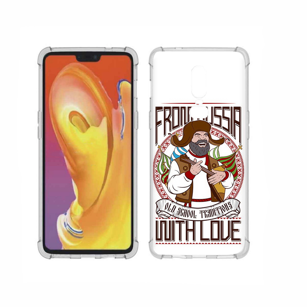 

Чехол MyPads Tocco для OnePlus 6 русский мужчина, Прозрачный, Tocco