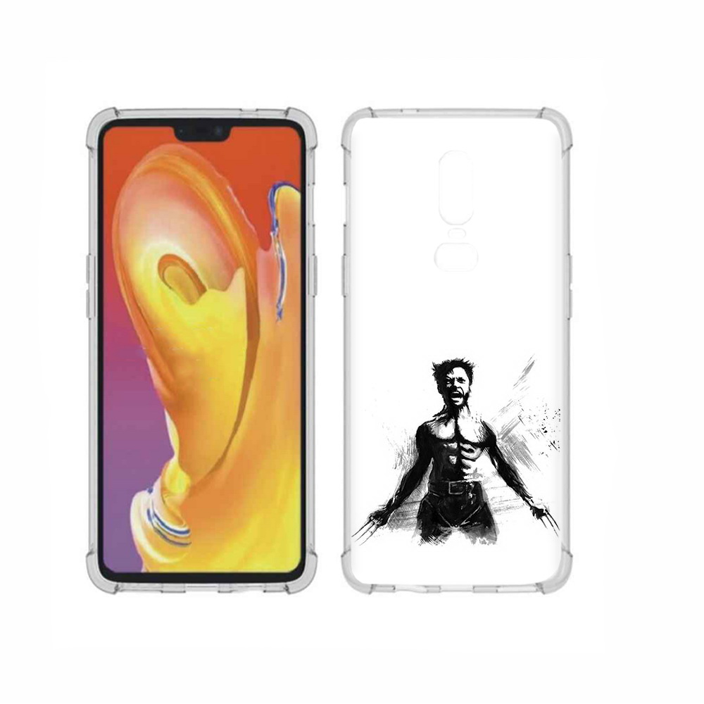 

Чехол MyPads Tocco для OnePlus 6 росомаха, Прозрачный, Tocco