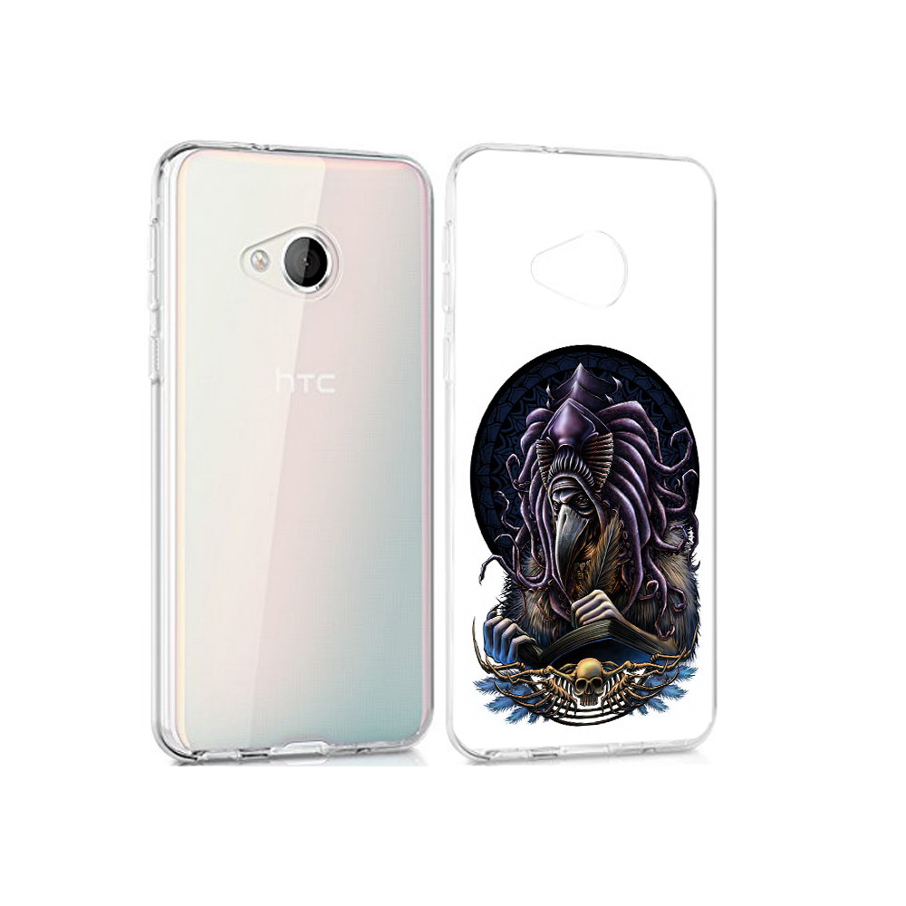 

Чехол MyPads Tocco для HTC U Play умный ворон, Прозрачный, Tocco
