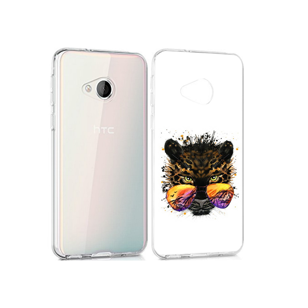 

Чехол MyPads Tocco для HTC U Play тропический леопард, Прозрачный, Tocco