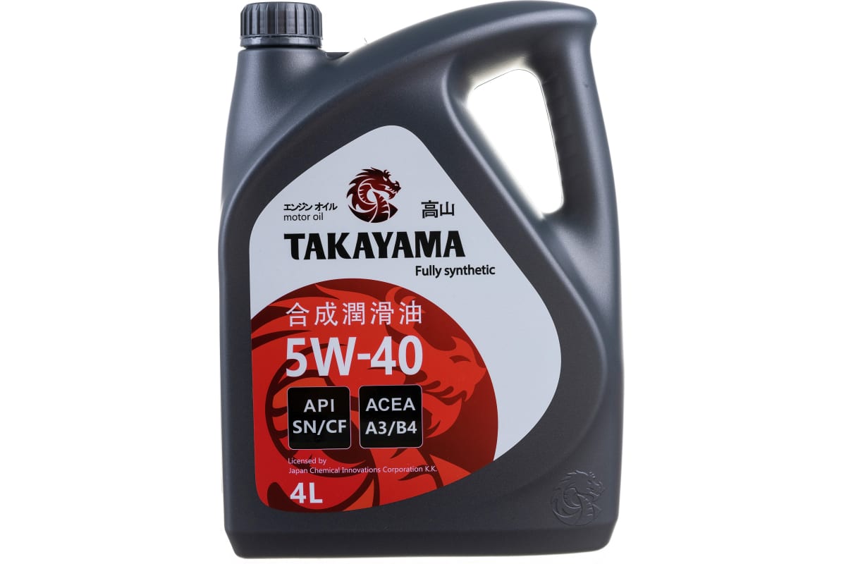 

Моторное масло Takayama SAE 5W40 API SN/CF 4л