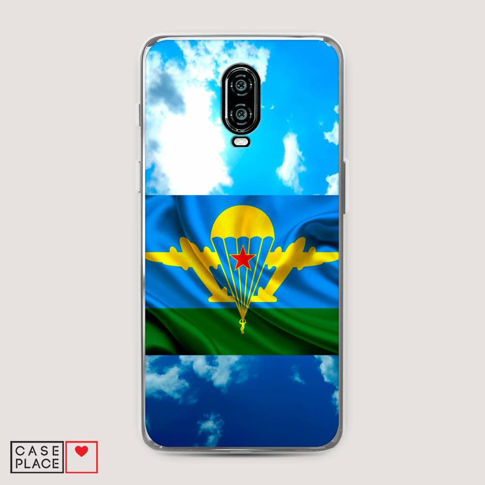 

Чехол Awog на Oneplus 6T / ВанПлас 6T "ВДВ флаг в небесах", Синий;зеленый;желтый, 150650-5