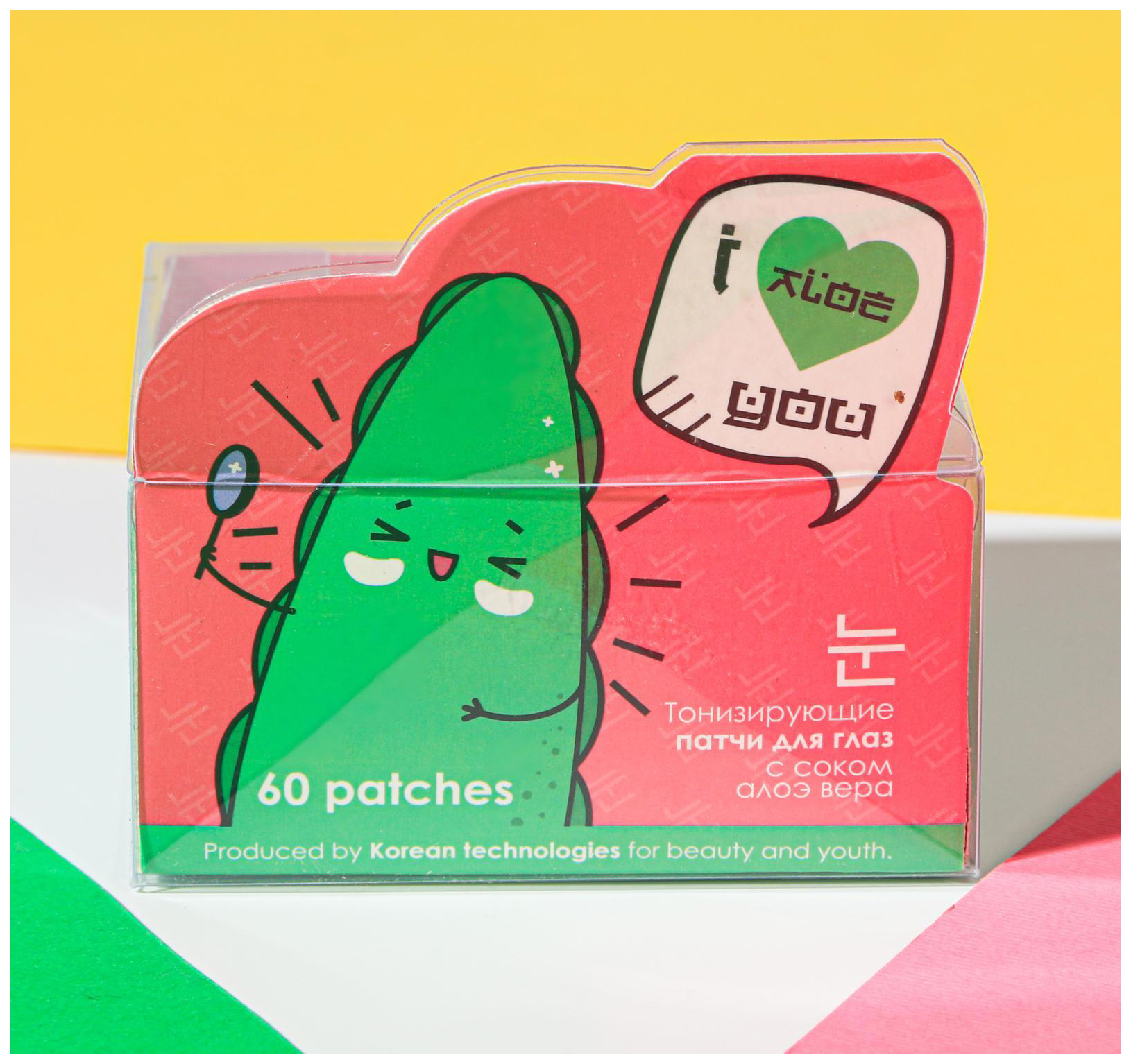 

Гидрогелевые патчи I aloe you, 60 шт., экстракт алоэ 4736555