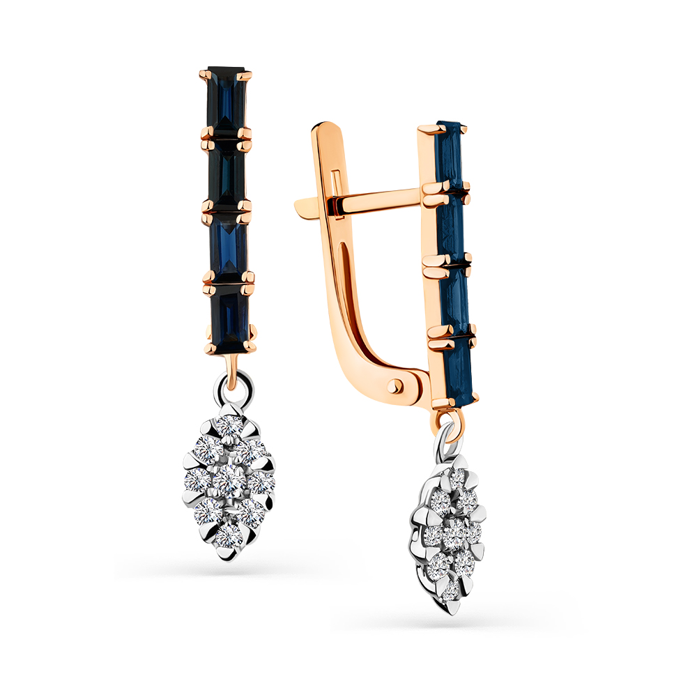 

Серьги подвески из белого/красного золота с бриллиантом Master Brilliant 2-408382-00-02, 2-408382-00-02