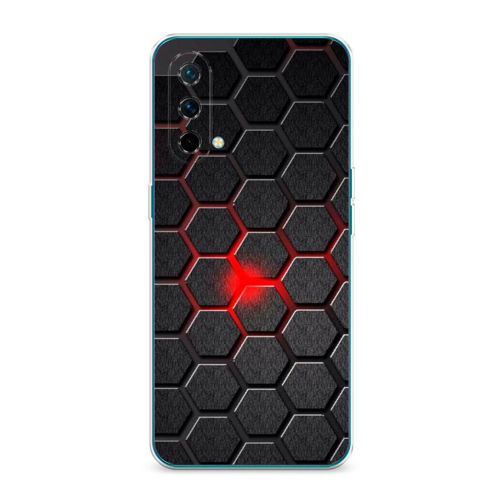 

Чехол на OnePlus Nord CE 5G "Соты красные", Красный;черный;серый, 151850-3