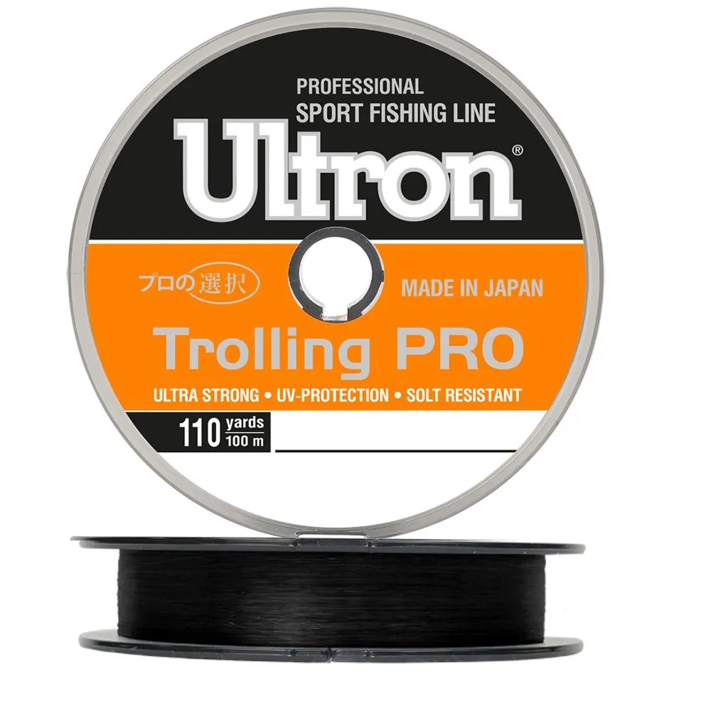 Монофильная леска для рыбалки ULTRON Trolling PRO (ULTRON / 1 / 0.6 / 32 / 1 / черный /