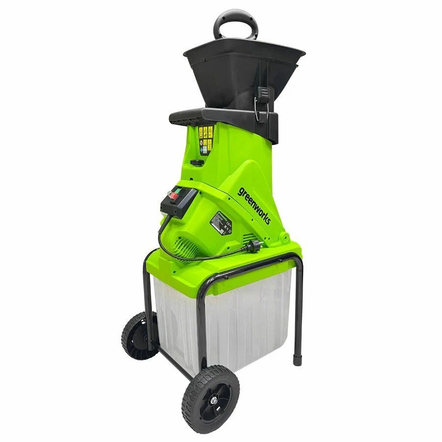 Садовый электрический измельчитель с контейнером GreenWorks GACSB 2206707