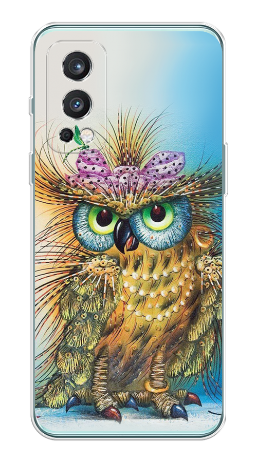 

Чехол на OnePlus Nord 2 5G "Модная сова", Коричневый;голубой, 151750-1