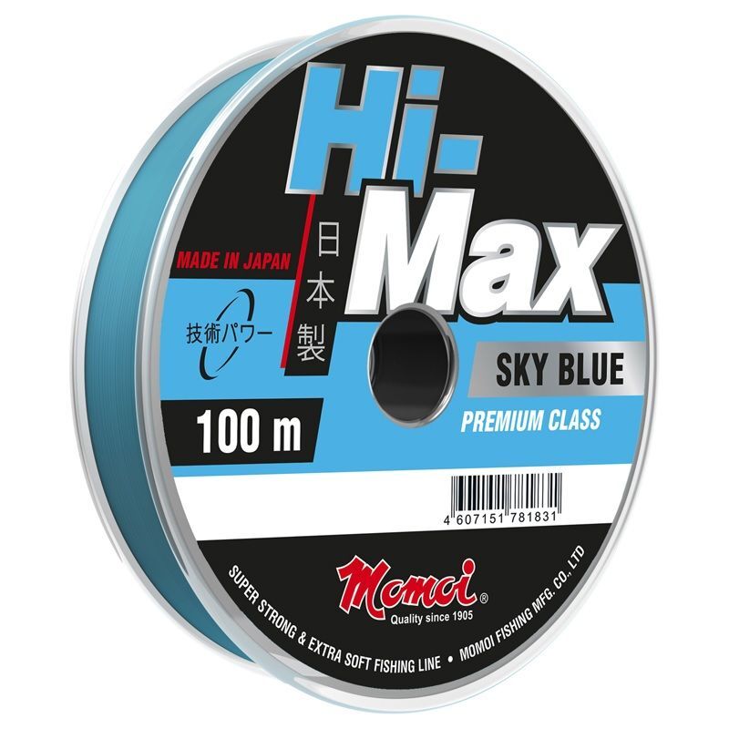 

Монофильная леска для рыбалки Momoi Hi-Max Olive Green (1 / - / - / 0.4 / 15 / - / 1 /, Голубой, Hi-Max