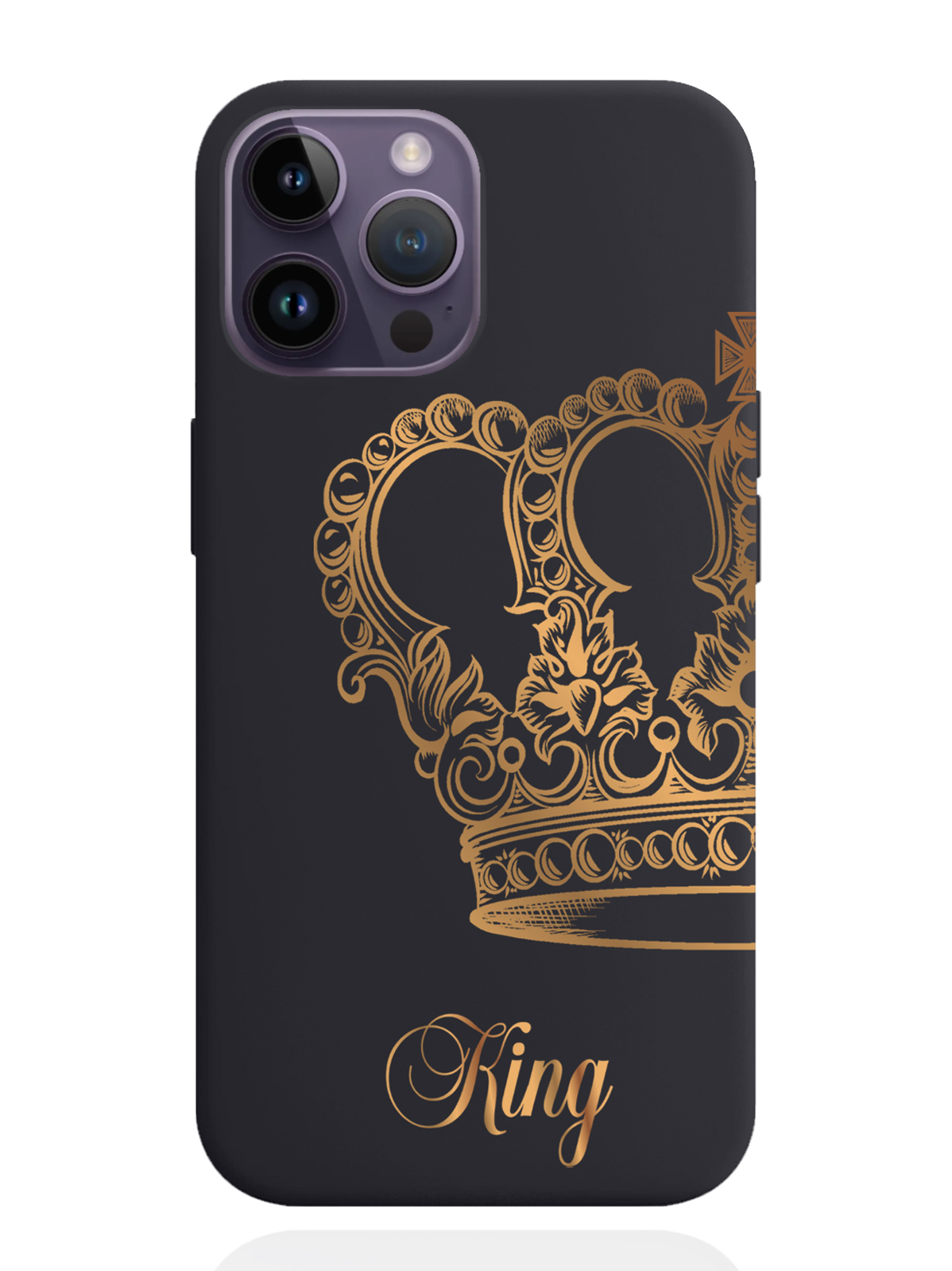 

Чехол MustHaveCase iPhone 14 Pro Max Парный чехол корона King, Черный;золотистый, iPhone 14 Pro Max Парный чехол корона King
