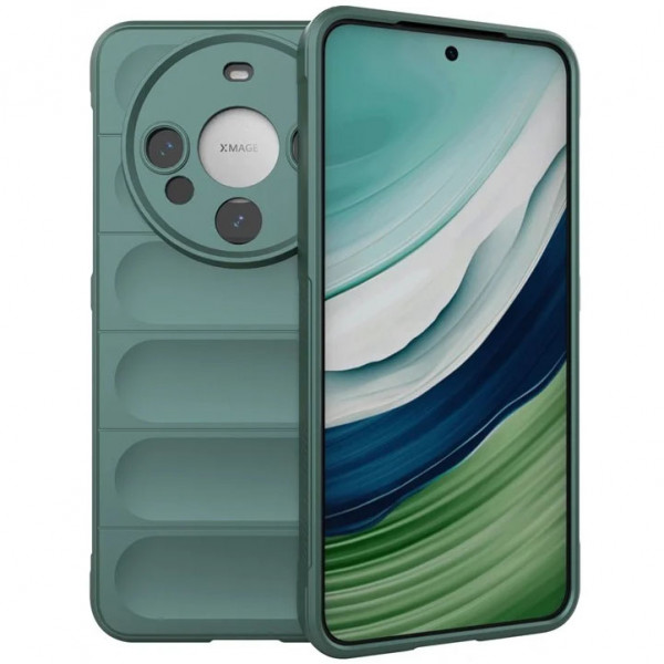

Противоударный чехол Flex Silicone для Huawei Mate 60, зеленый, Flex Silicone