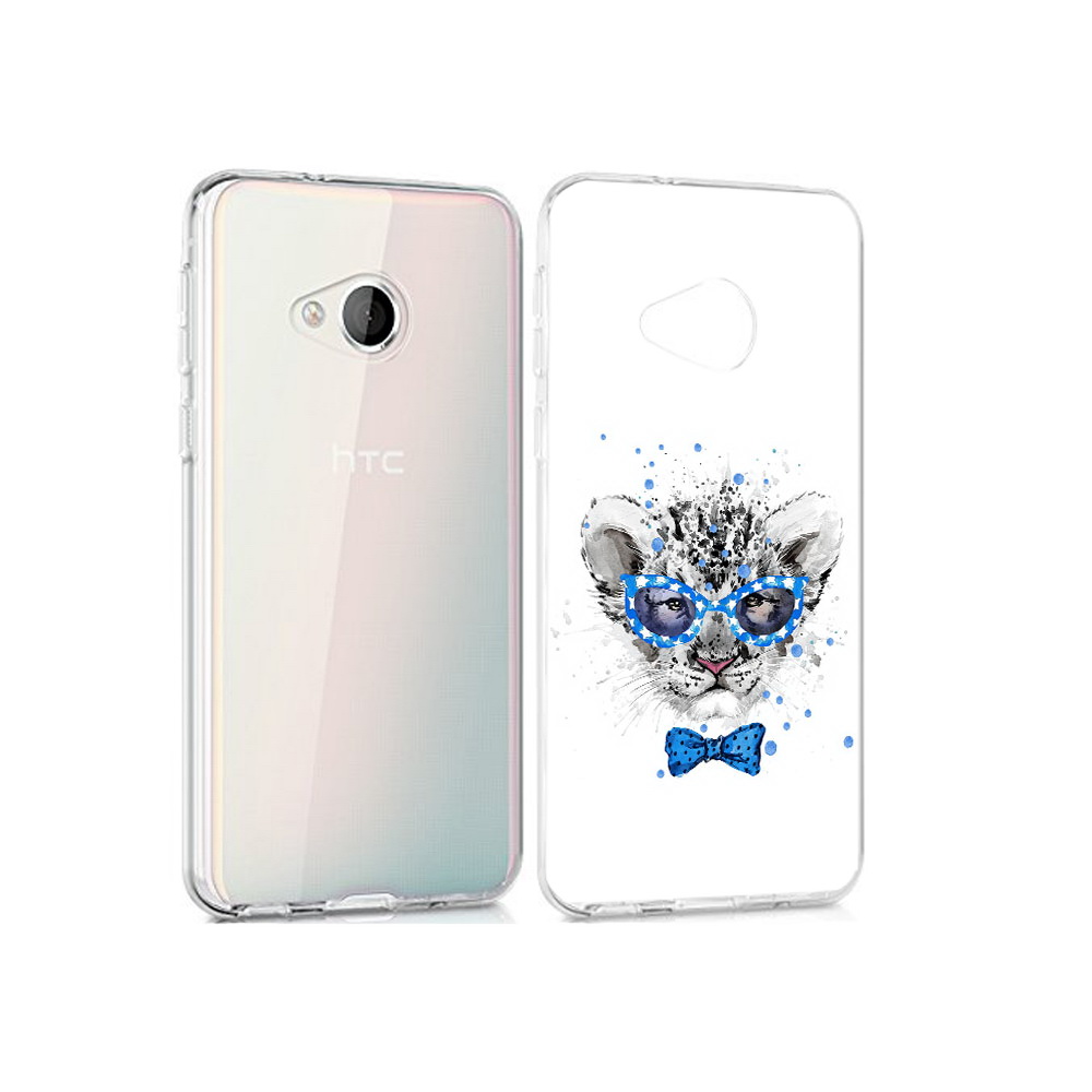 

Чехол MyPads Tocco для HTC U Play тигренок с бабочкой, Прозрачный, Tocco