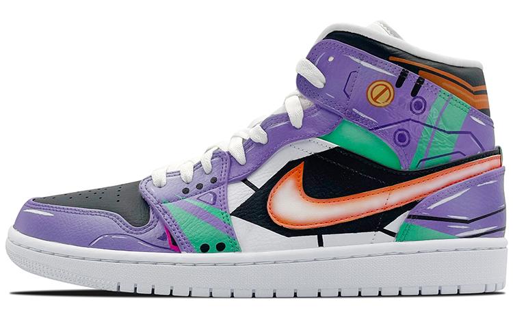 

Кеды унисекс Jordan Air Jordan 1 Mid разноцветные 42.5 EU, Разноцветный, Air Jordan 1 Mid