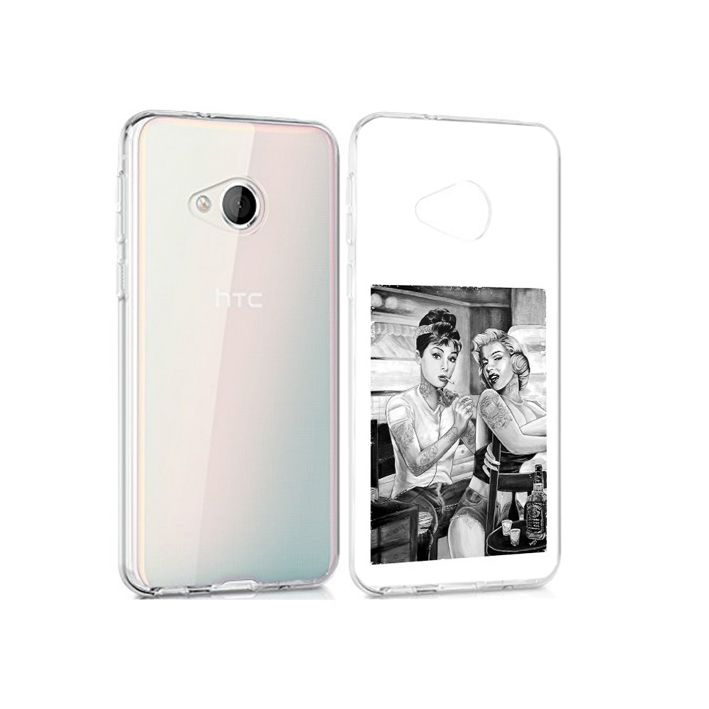 

Чехол MyPads Tocco для HTC U Play тату мастер, Прозрачный, Tocco