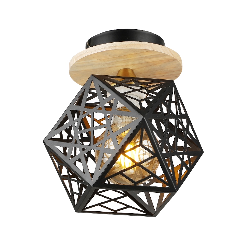 

Люстра Лас Светас 78169/1H BK+WOOD, 78169/1H BK+WOOD