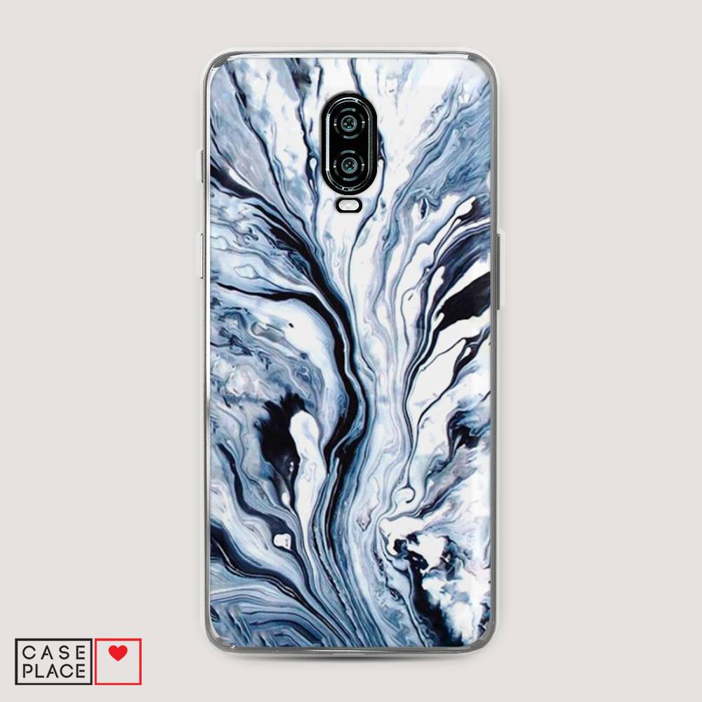 

Чехол Awog на Oneplus 6T / ВанПлас 6T "Голубой минерал мрамор", 150650-3