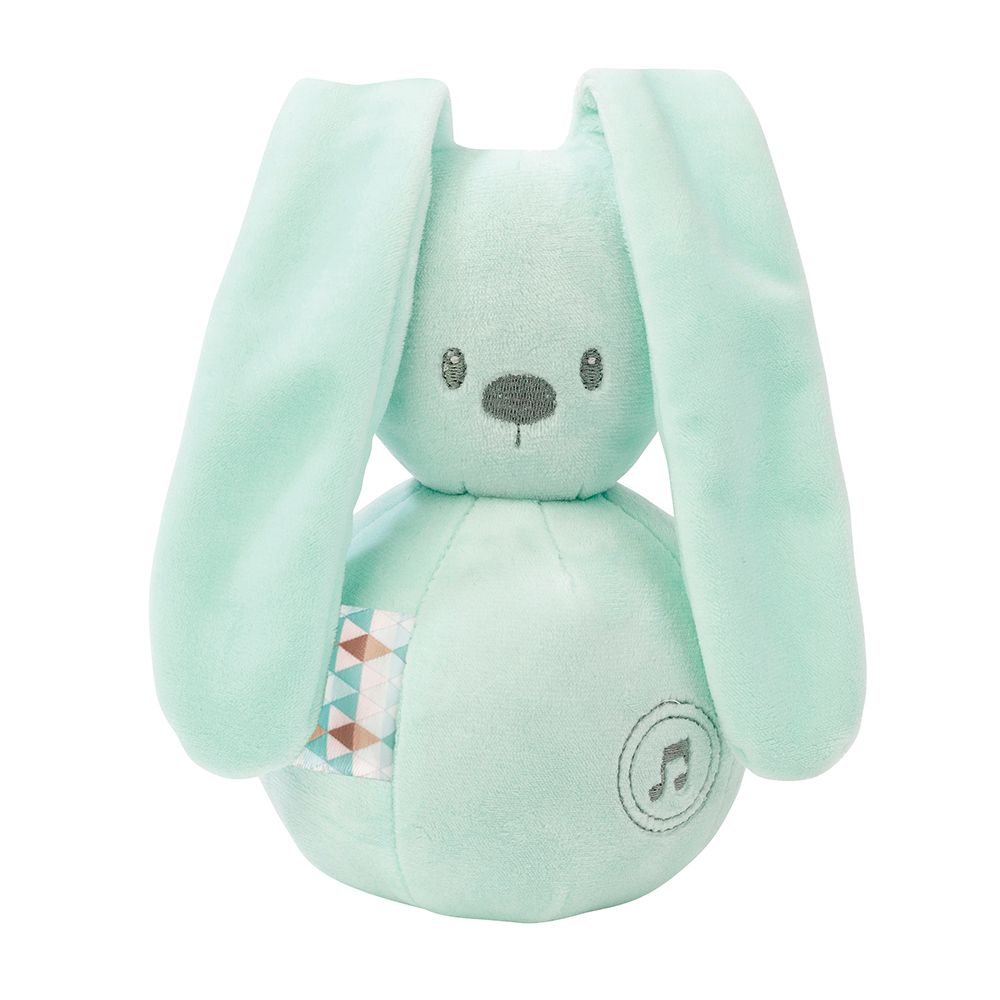 

Игрушка мягкая Nattou Musical Soft toy Lapidou Кролик mint