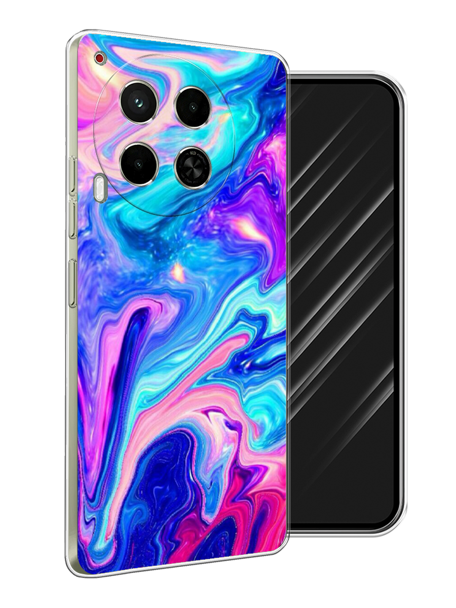 

Чехол Awog на Tecno Camon 30 5G "Потеки краски", Розовый, 305550-1
