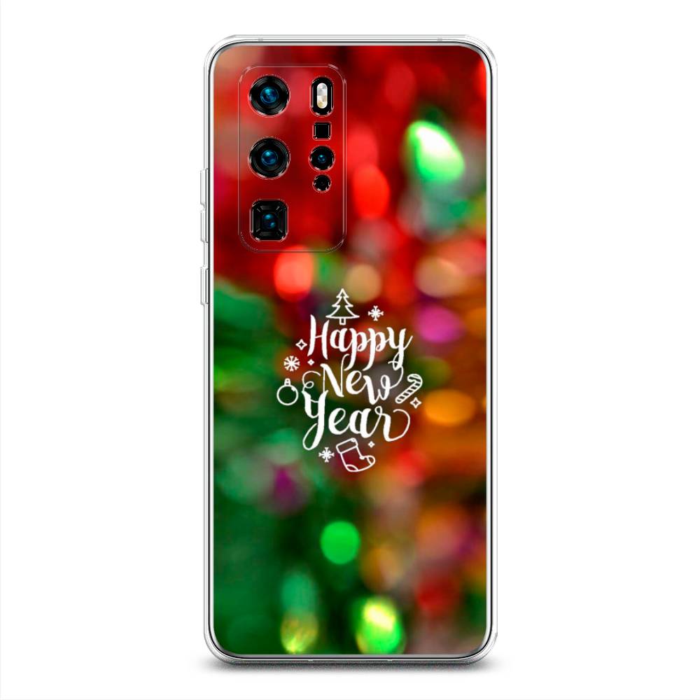 

Чехол для Huawei P40 Pro "Новый Год на елке", Зеленый;красный;желтый, 610950-5