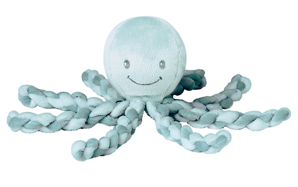 Игрушка мягкая Nattou Soft toy (Наттоу) Lapidou Octopus Осьминог coppergreen-mint 878746