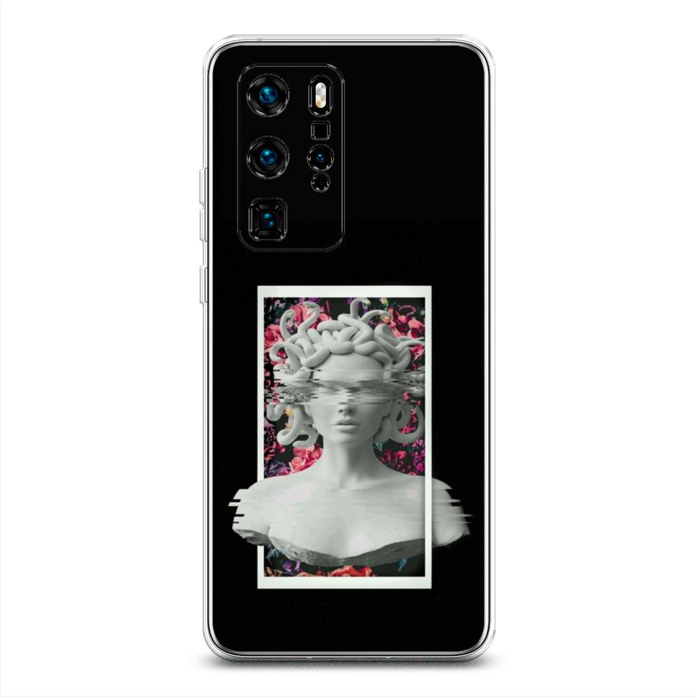 

Чехол для Huawei P40 Pro "Web Punk Медуза Горгона", Черный;серый, 610950-6