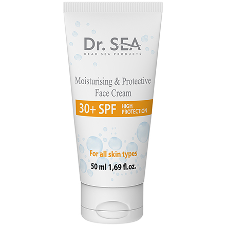 Солнцезащитный крем для лица Dr.Sea увлажняющий, 50 мл