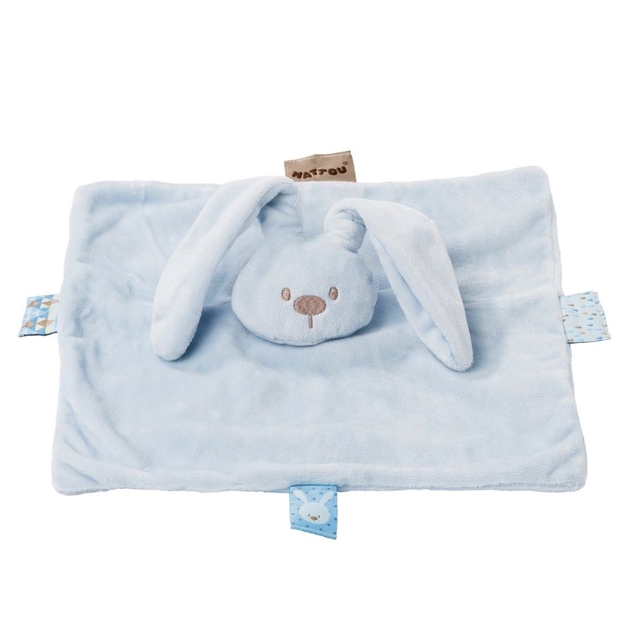 фото Игрушка мягкая nattou doudou (наттоу дуду) lapidou кролик sky blue 878098