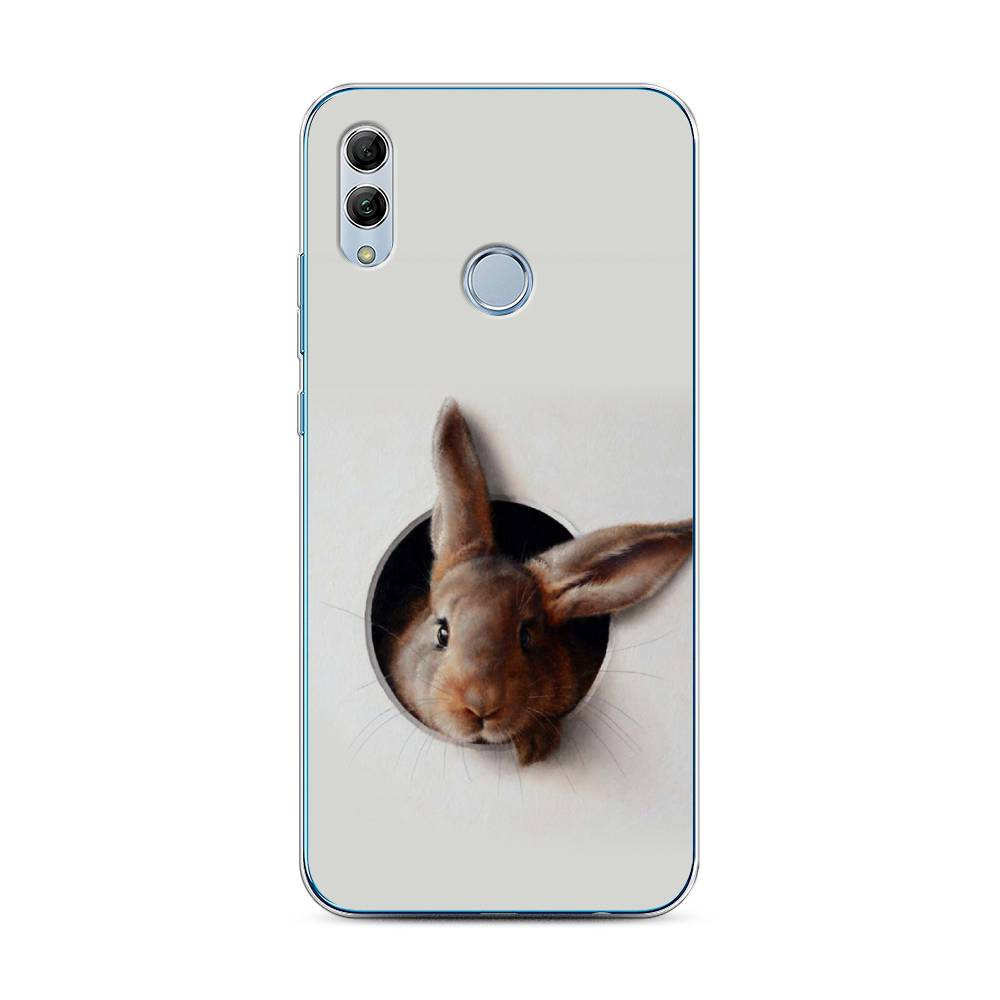 

Чехол для Honor 10 Lite/Huawei P Smart 2019 "Любопытный кролик", Серый;коричневый, 67550-1