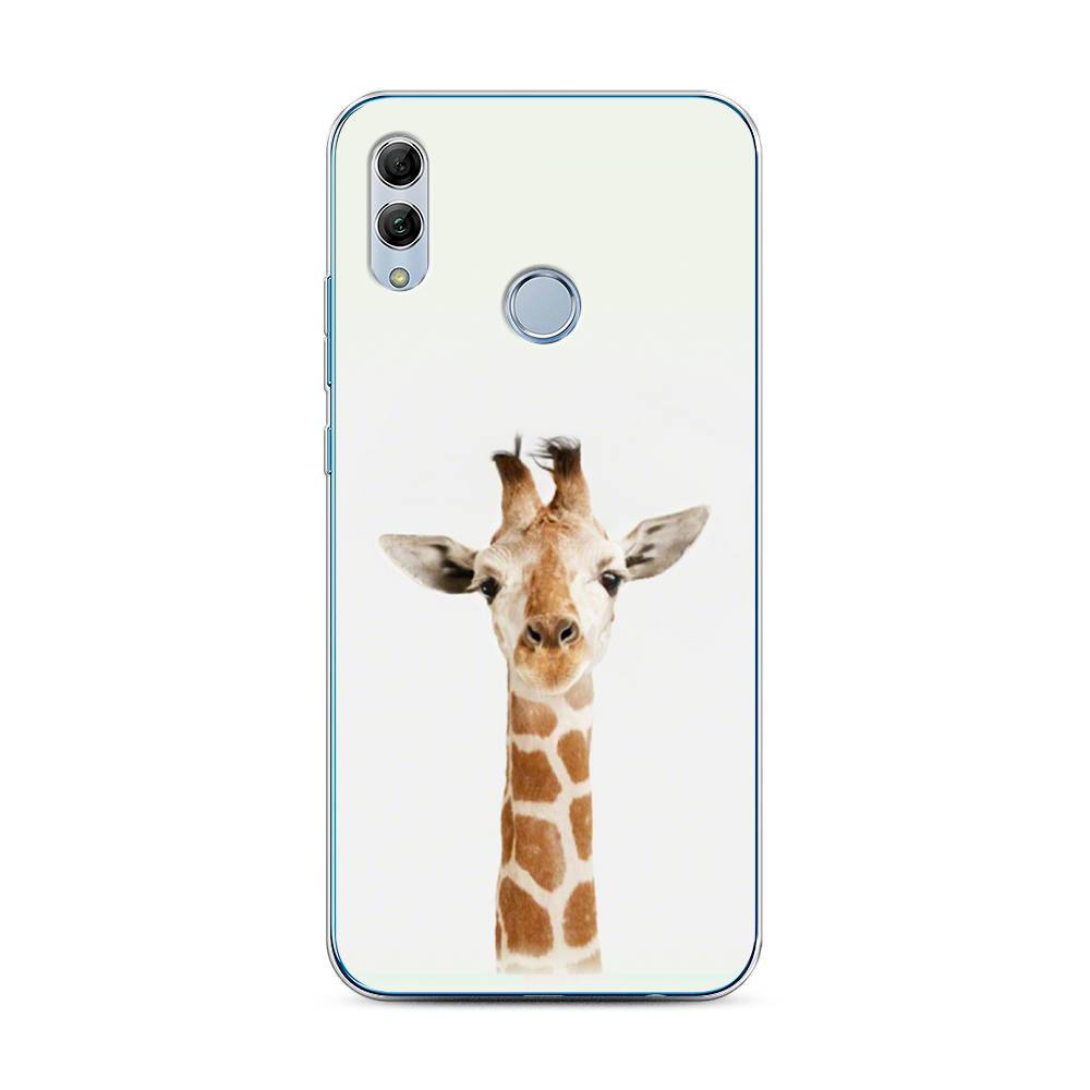

Чехол для Honor 10 Lite/Huawei P Smart 2019 "Любопытный жираф", Бежевый;коричневый, 67550-1