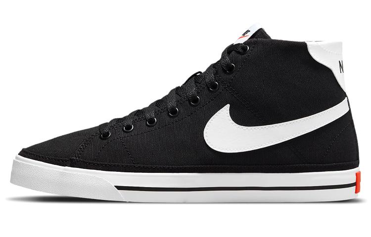 

Кеды унисекс Nike Court Legacy Canvas mid черные 39 EU, Черный, Court Legacy Canvas mid