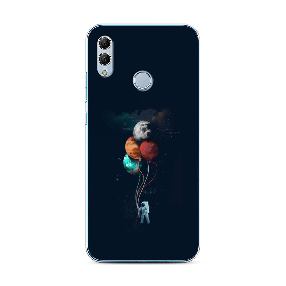 

Чехол для Honor 10 Lite/Huawei P Smart 2019 "Космонавт с шариками", Разноцветный, 67550-4