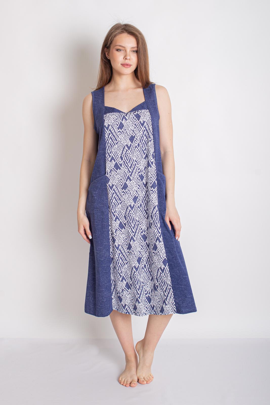Платье женское LikaDress 18-1640 синее 60 RU