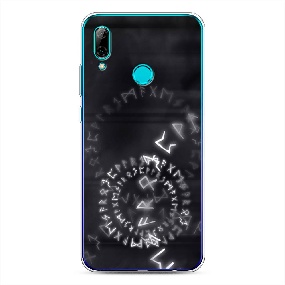 

Чехол для Honor 10 Lite/Huawei P Smart 2019 "Руны", Серый;черный, 67250-3
