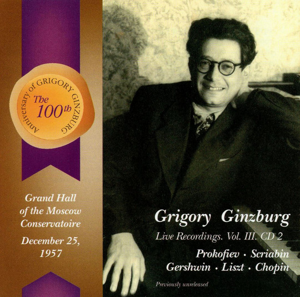 

Grigory Ginzburg - Live recordings, Vol 3 CD2, 1 CD