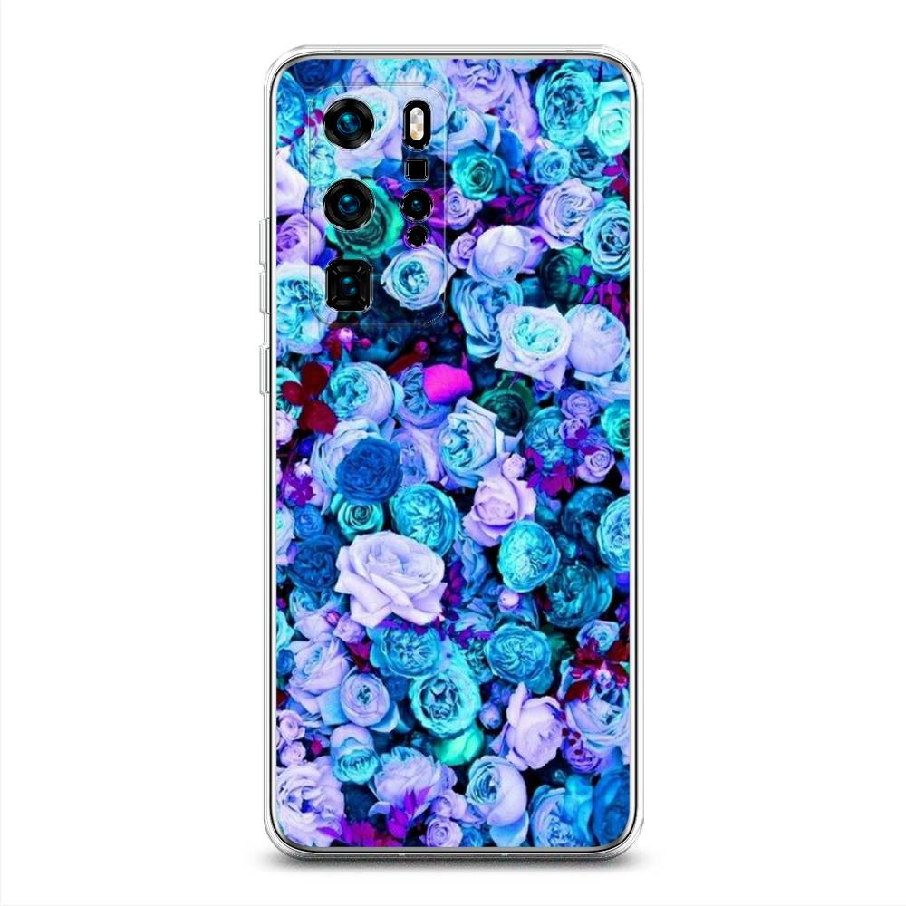 

Чехол для Huawei P40 Pro "Цветочный ковер", Фиолетовый, 610950-2