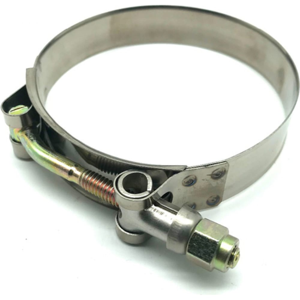 

TITAN LOCK Усиленный хомут (89-97 мм), нержав.сталь (лента+болт) AISI 304 TL89-97RCSS, Серебристый