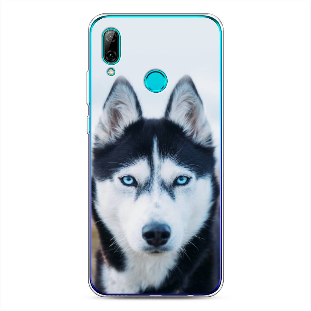 

Чехол для Honor 10 Lite/Huawei P Smart 2019 "Хаски 2", Синий;белый, 67250-1