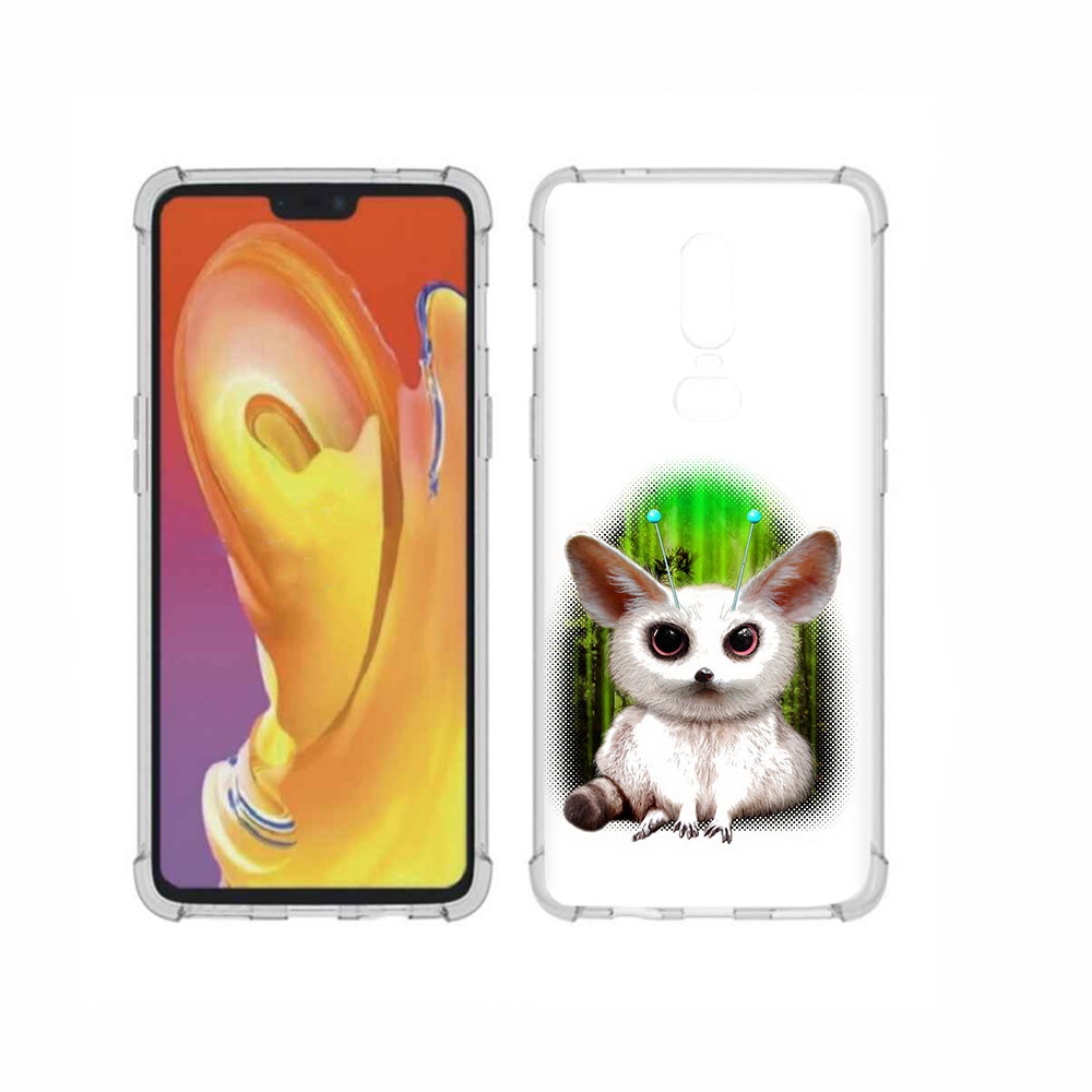 

Чехол MyPads Tocco для OnePlus 6 пушистое животное, Прозрачный, Tocco